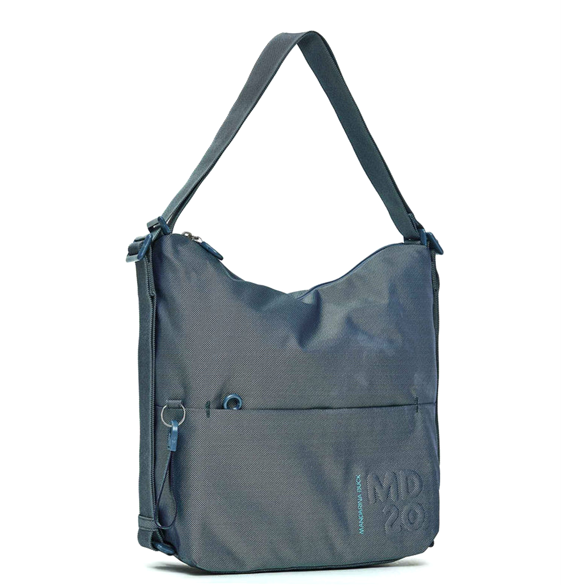 Mandarina Duck Hobo Bag MD20 Blue Wing - 2 Mandarina Duck Hobo Bag MD20 Blue Wing - 2
