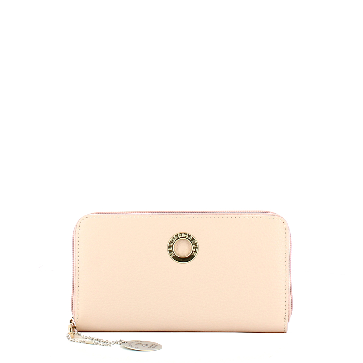 Mandarina Duck Portafoglio in pelle Mellow Zip Around Candy Pink - 1 Mandarina Duck Portafoglio in pelle Mellow Zip Around Candy Pink - 1