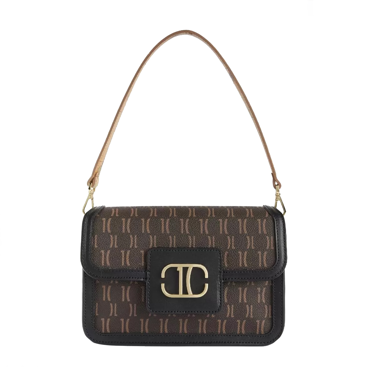 Alviero Martini 1a Classe Borsetta Frame Bag Monogram Nero - 1 Alviero Martini 1a Classe Borsetta Frame Bag Monogram Nero - 1