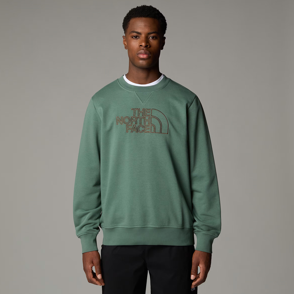 The North Face Felpa Drew Peak Duck Green Latte - 3