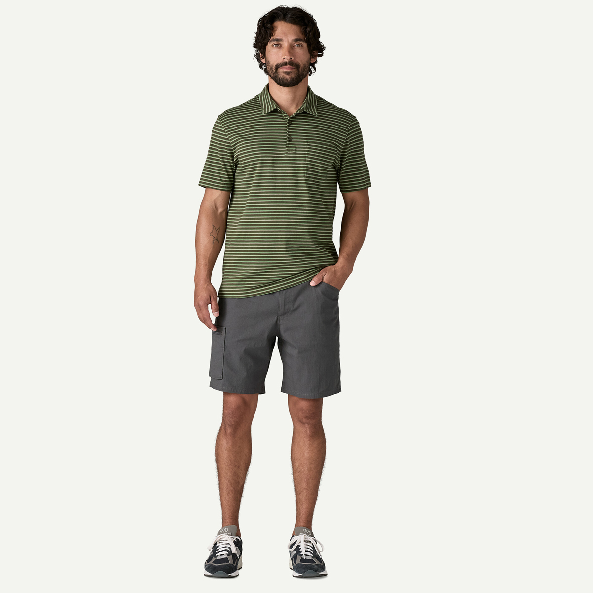 Patagonia Pantaloncini Nomander Basin Green - 4