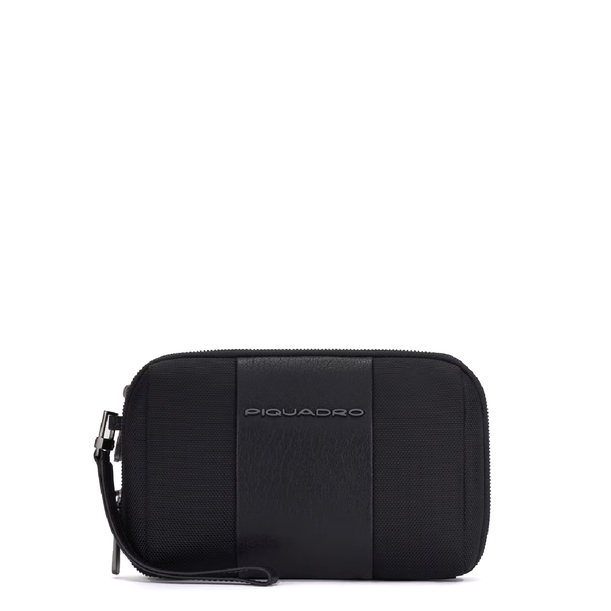 Piquadro Pochette a due scomparti in tessuto riciclato Brief 2 - 1