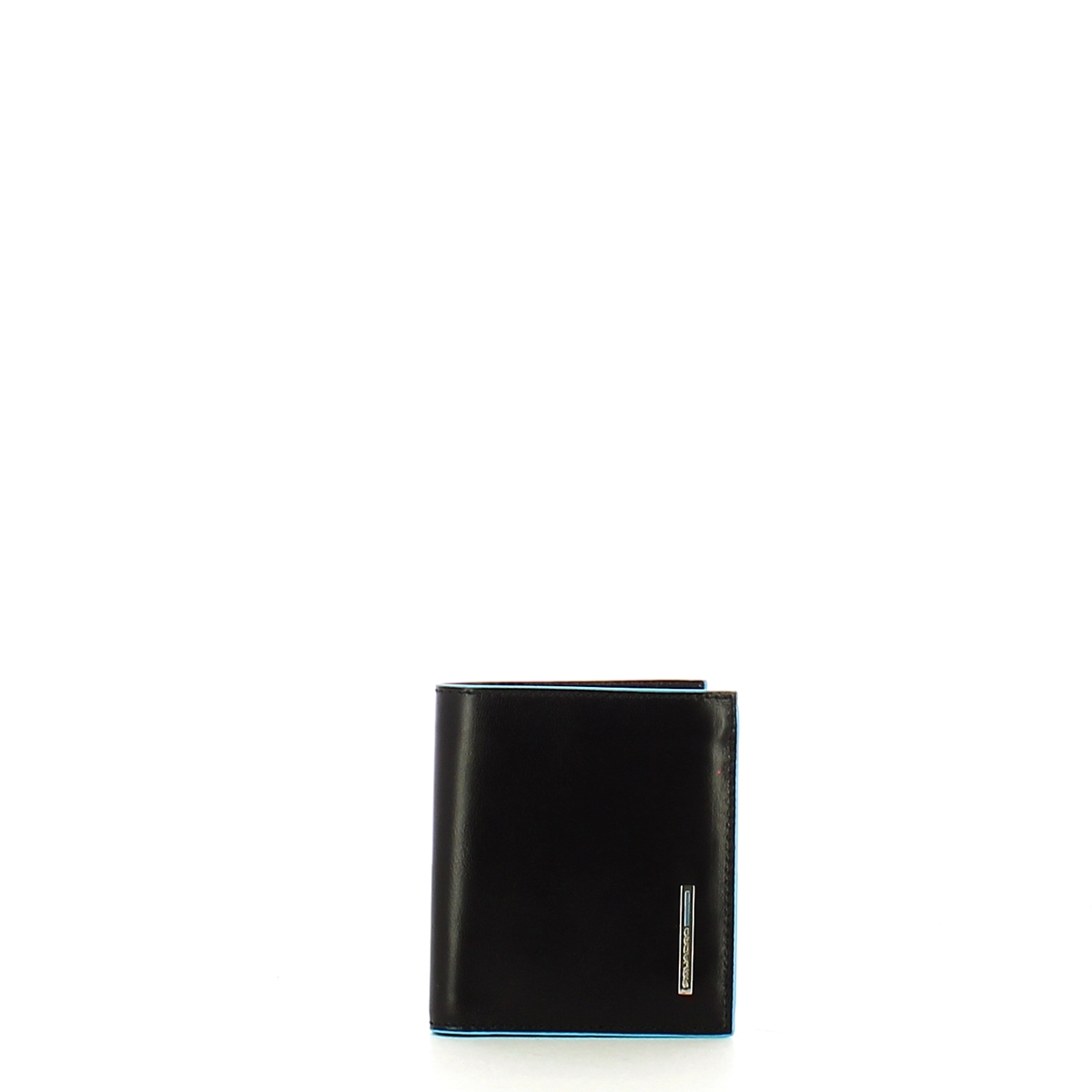 Piquadro Portafoglio Verticale con portamonete RFID Blue Square - 1