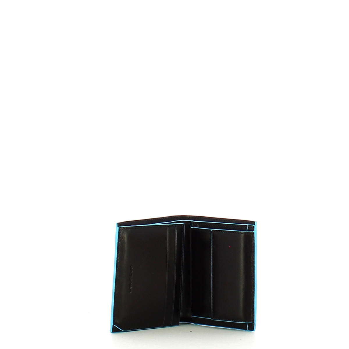 Piquadro Portafoglio Verticale con portamonete RFID Blue Square - 3