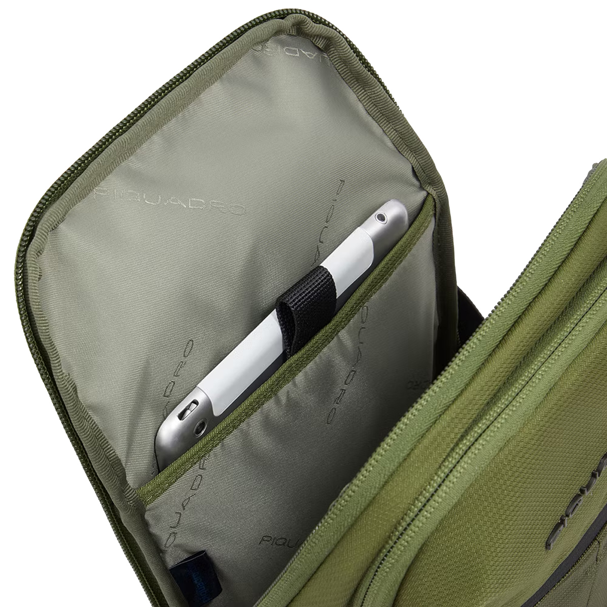 Piquadro Monospalla RFID in tessuto riciclato Arne - 7