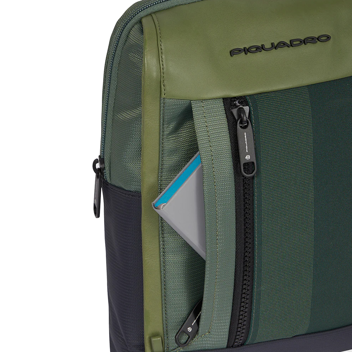 Piquadro Borsello Porta Tablet Verde - 5