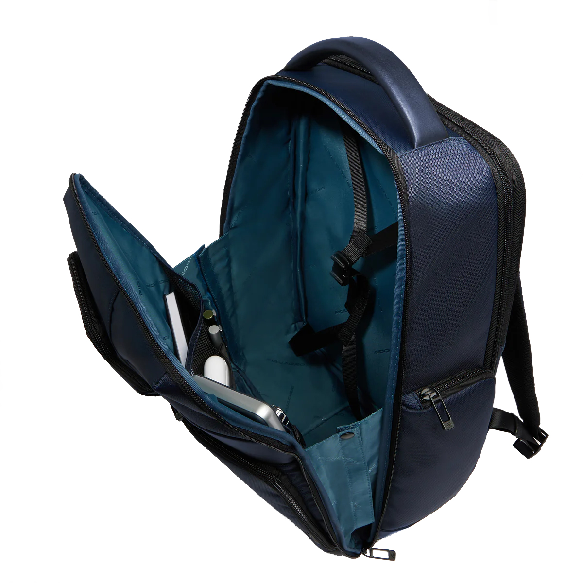 Piquadro Zaino da viaggio Porta PC Wollem 17" Esp. Blu - 6