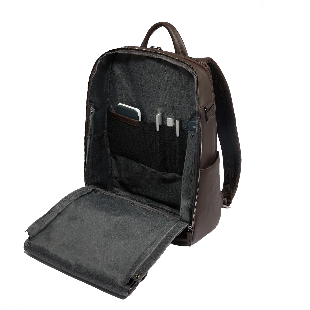 Piquadro Zaino Porta PC Black Square 14" Nero - 4