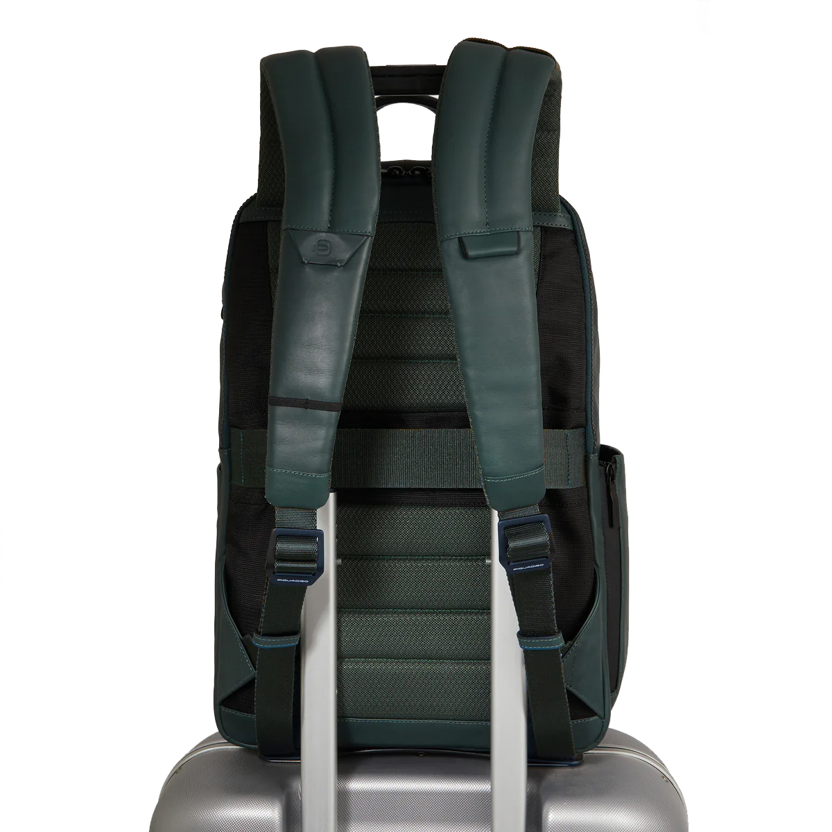 Piquadro Zaino Liko Porta PC 14" Verde - 4