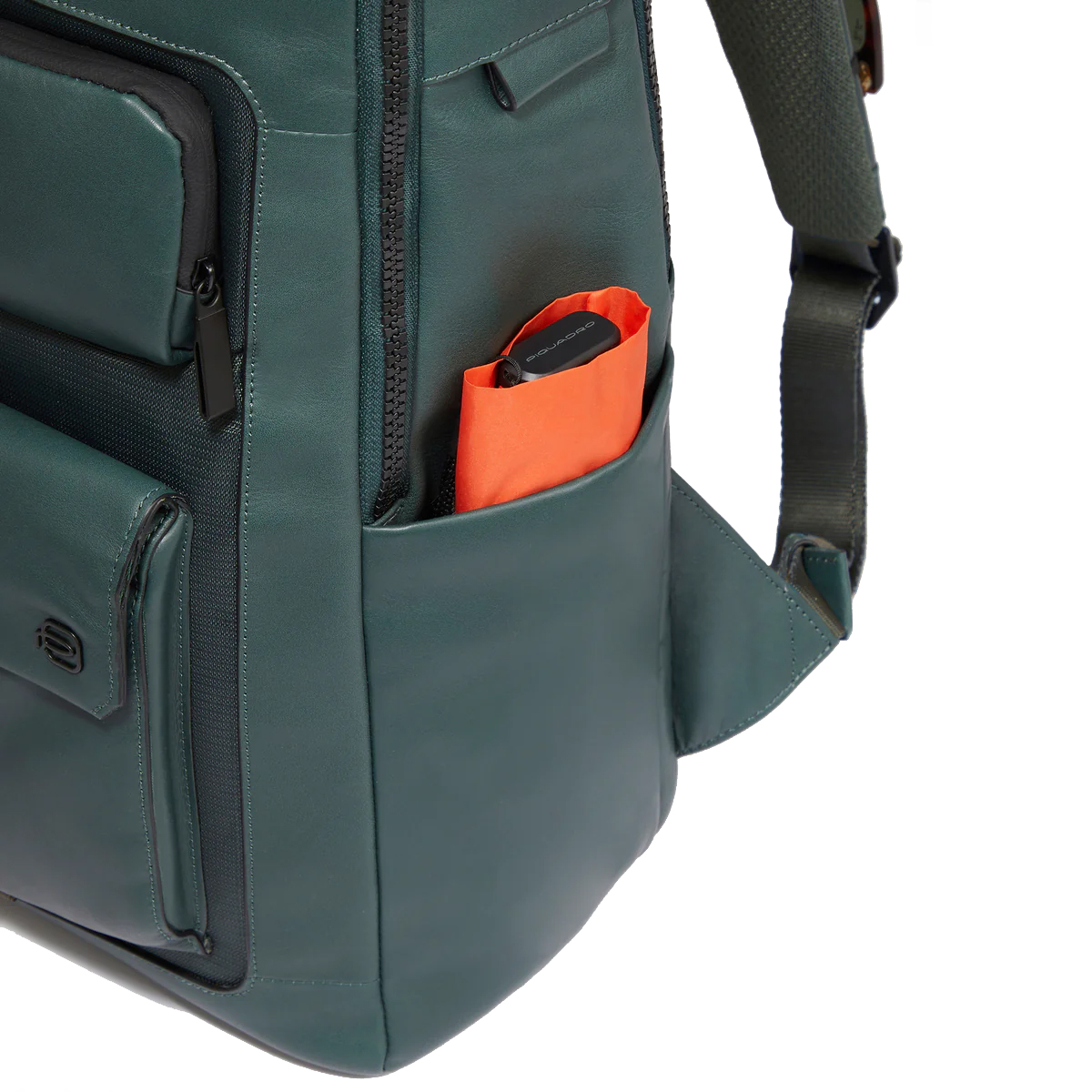 Piquadro Zaino Liko Porta PC 14" Verde - 7