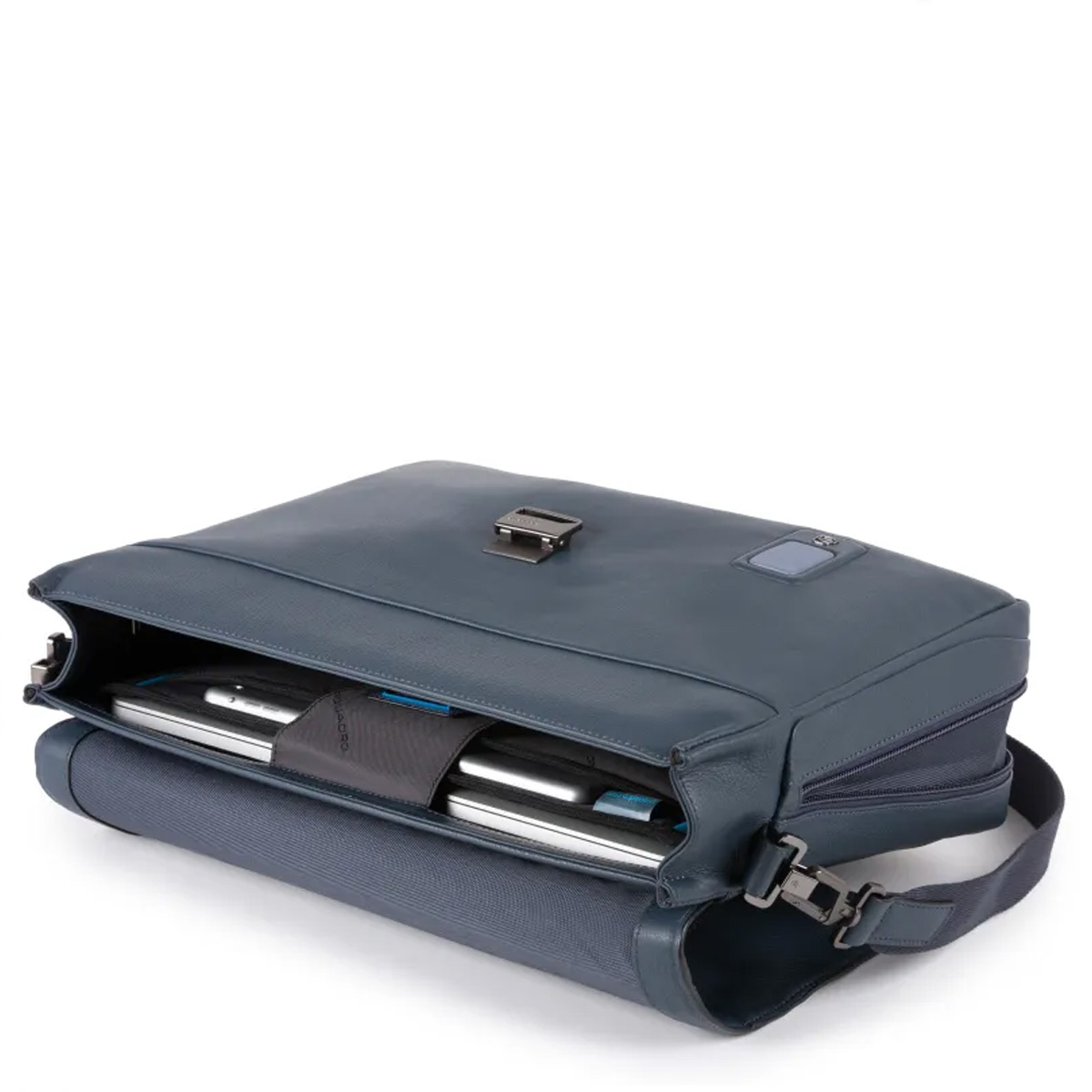 Piquadro Cartella Porta PC Akron 15.6" Esp. Blu - 2