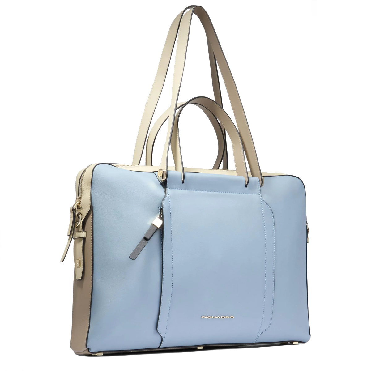 Piquadro Cartella Circle Porta PC 15.6" Azzurro Beige2 - 2