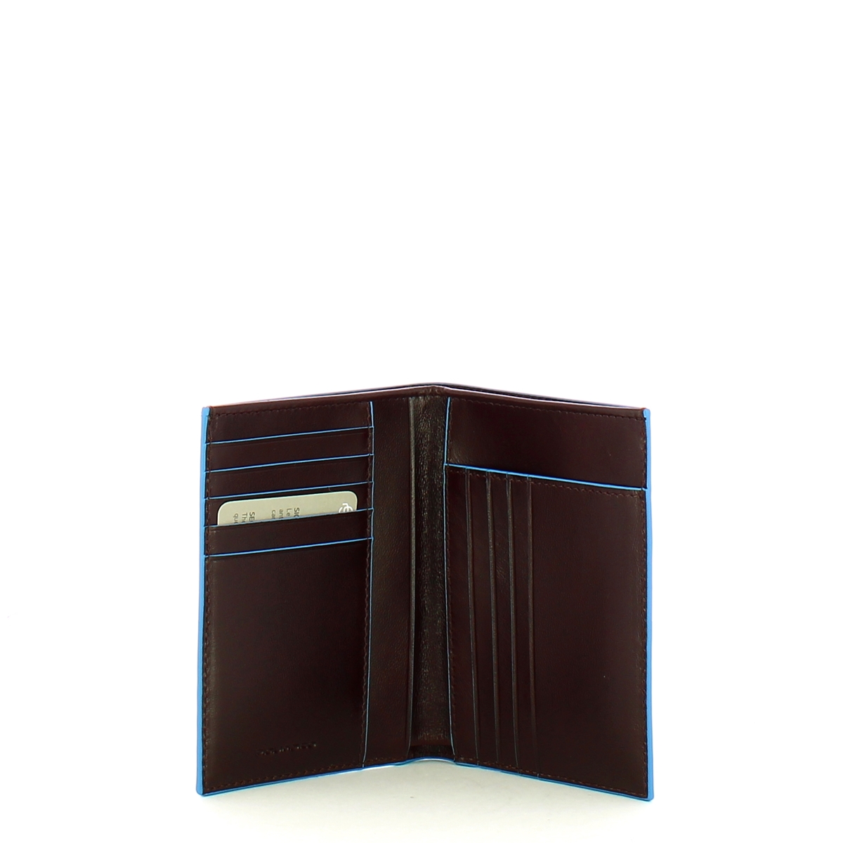 Piquadro Portafoglio uomo verticale Blue Square Mogano - 3