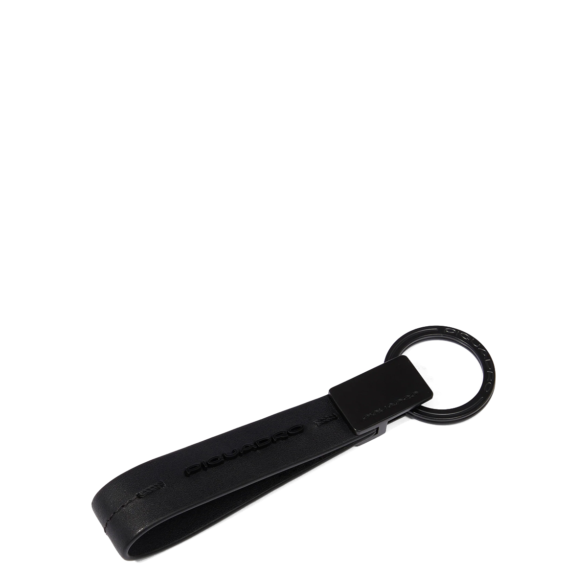 Piquadro Portachiavi con anello Nero - 1