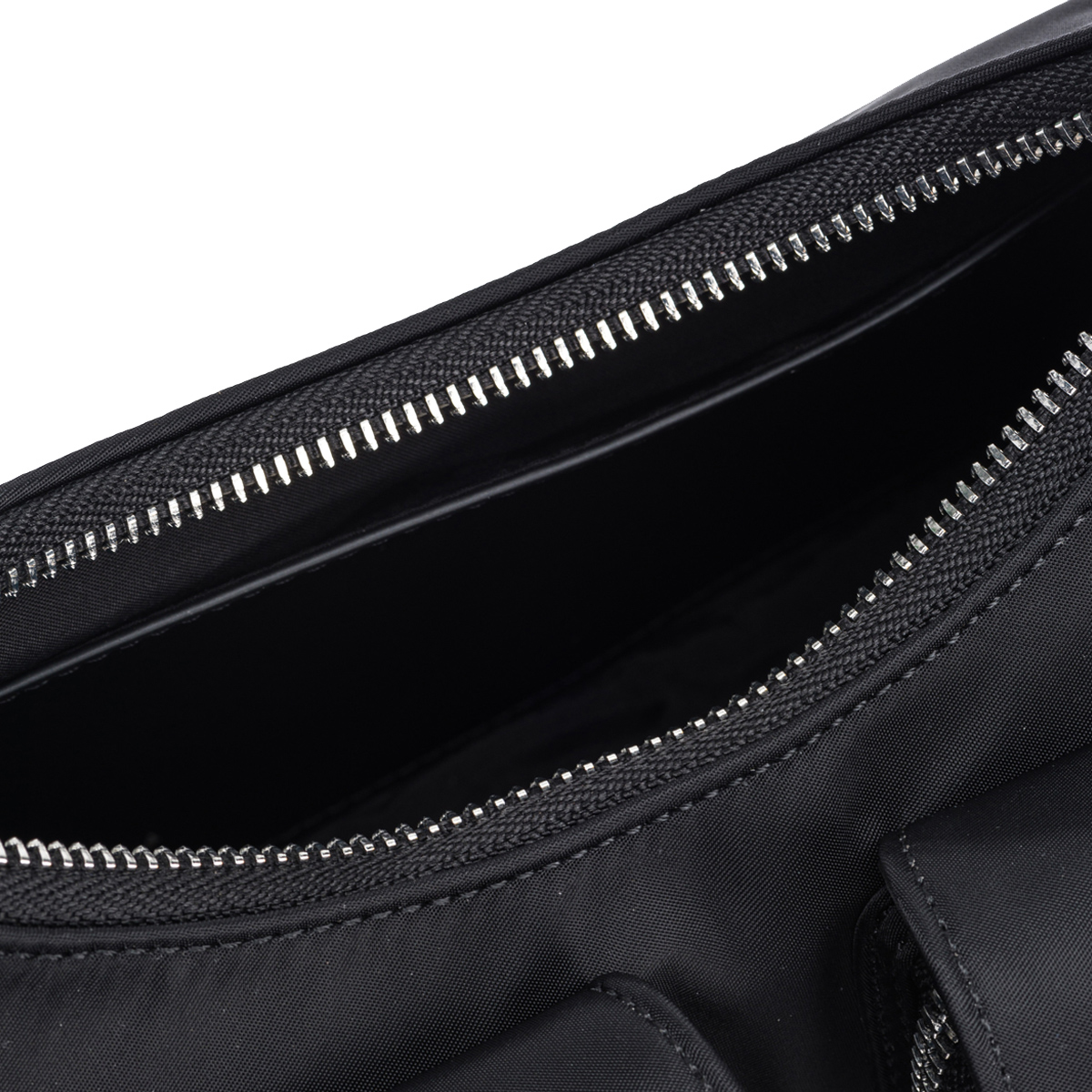 Pinko Borsa a spalla Cargo Nero Limousine Shiny Nickel - 6