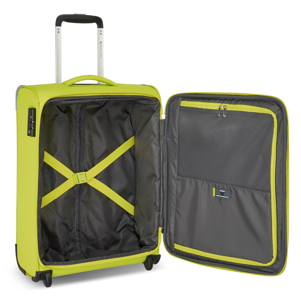 Roncato Bagaglio a mano Lite Soft 55 cm Cyber Lime - 4