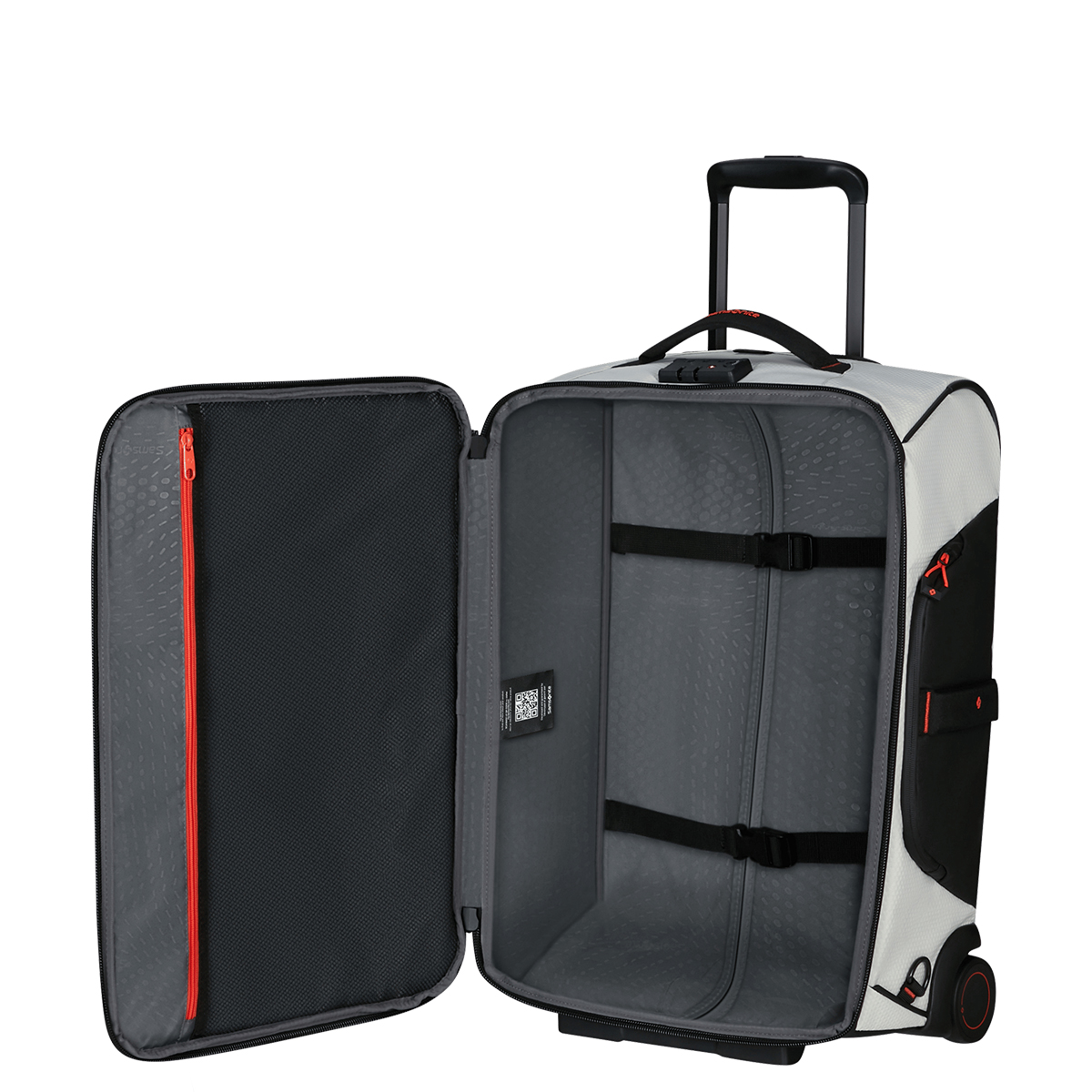 Samsonite Borsone Trolley Ecodiver 55 cm Cloud White - 3 Samsonite Borsone Trolley Ecodiver 55 cm Cloud White - 3