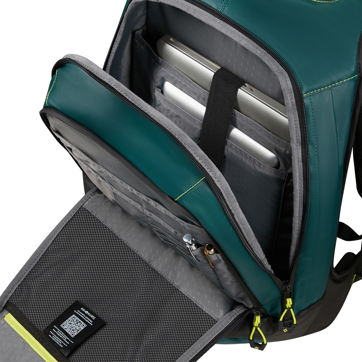 Samsonite Zaino Ecodiver L Porta PC 17.3" Dark Teal Lime - 3