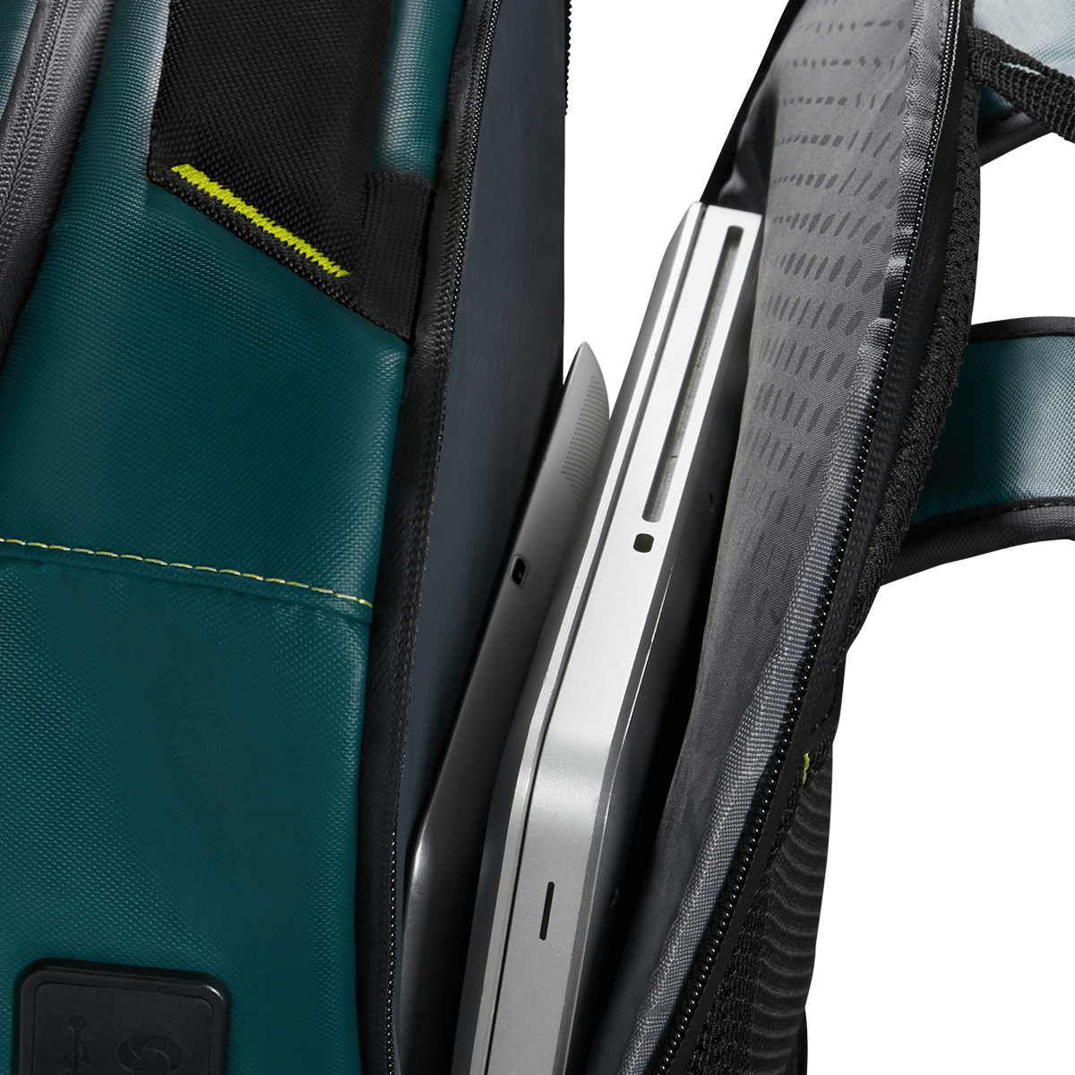 Samsonite Zaino Ecodiver L Porta PC 17.3" Dark Teal Lime - 5