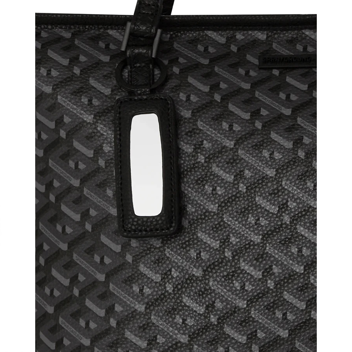 Sprayground Borsa a spalla Tote Classic 3DSG Blackout Limited Edition - 5