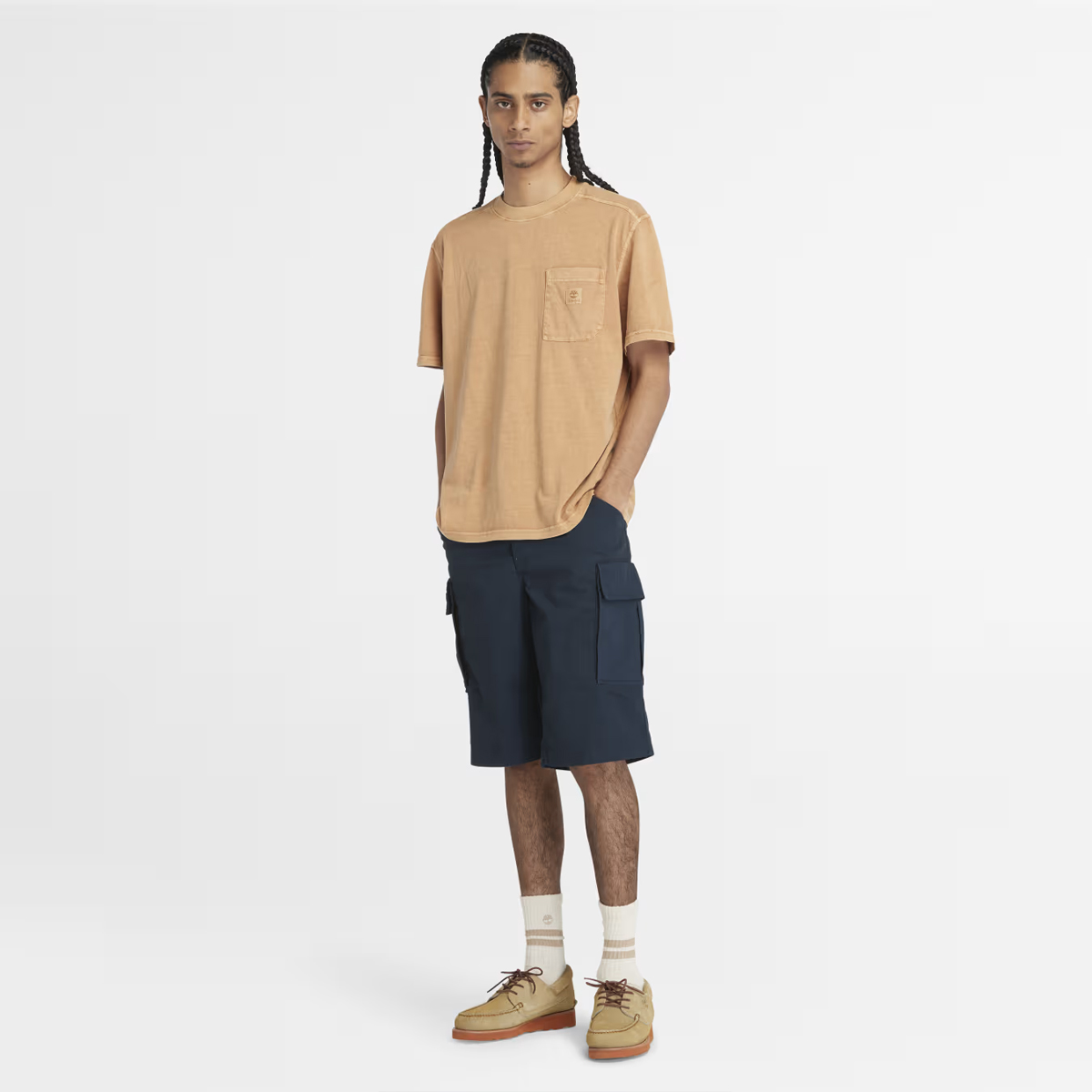 Timberland T-Shirt Merrymack River Chest Pocket Wheat Boot - 3 Timberland T-Shirt Merrymack River Chest Pocket Wheat Boot - 3