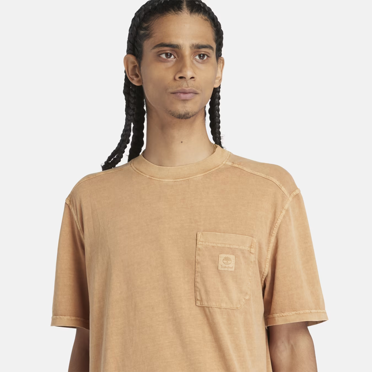 Timberland T-Shirt Merrymack River Chest Pocket Wheat Boot - 4 Timberland T-Shirt Merrymack River Chest Pocket Wheat Boot - 4