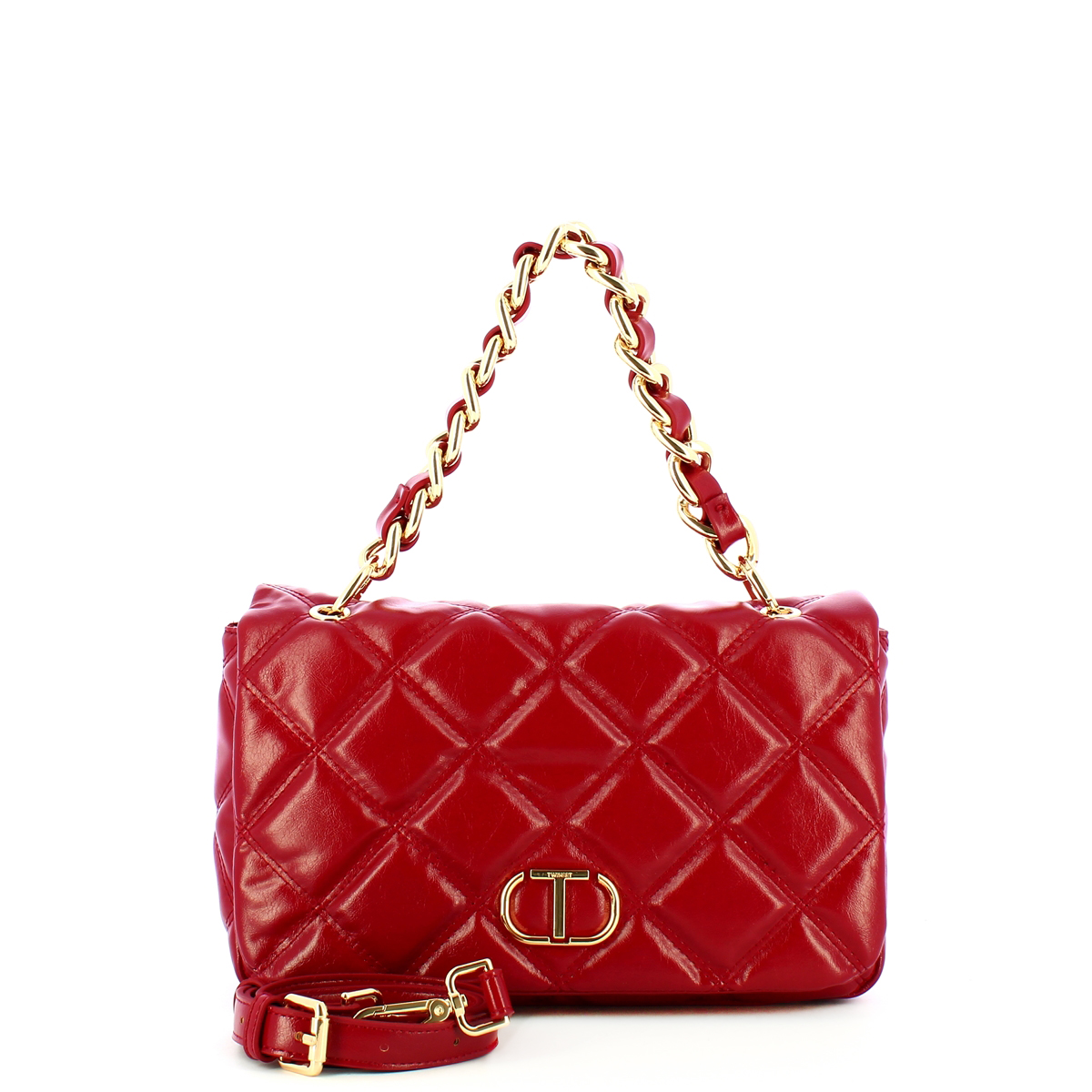 Twin Set Borsa a mano Matelassè Rasberry Radiance - 4 Twin Set Borsa a mano Matelassè Rasberry Radiance - 4