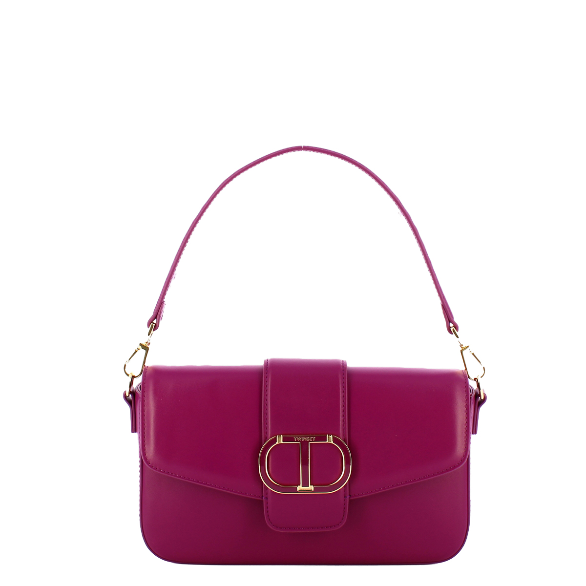Twin Set Borsa a mano Amie in pelle Lilla Scuro - 1 Twin Set Borsa a mano Amie in pelle Lilla Scuro - 1