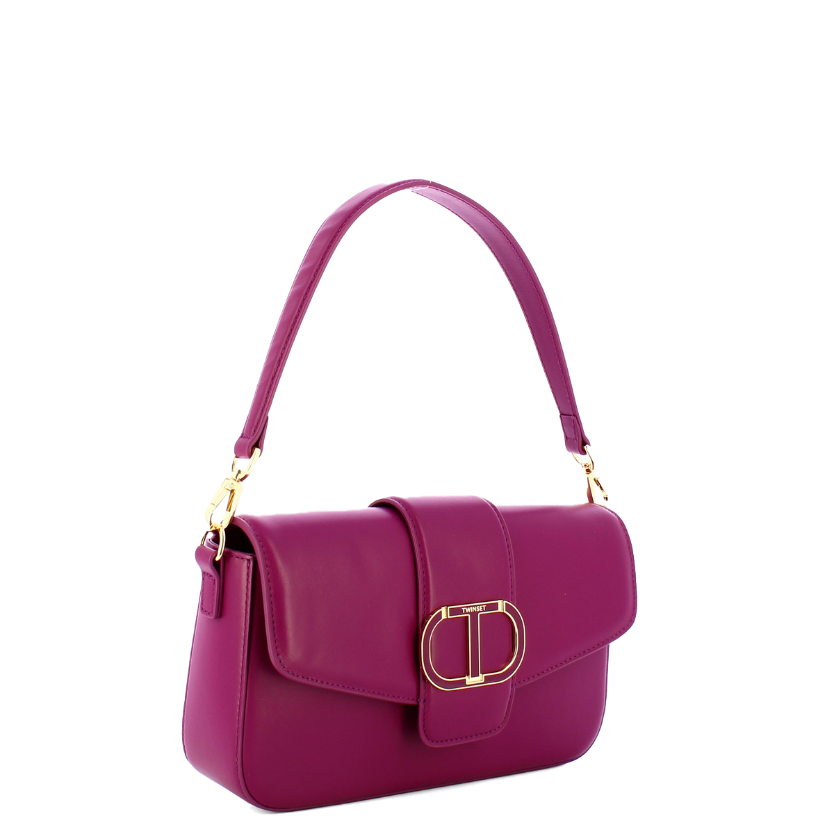 Twin Set Borsa a mano Amie in pelle Lilla Scuro - 2 Twin Set Borsa a mano Amie in pelle Lilla Scuro - 2