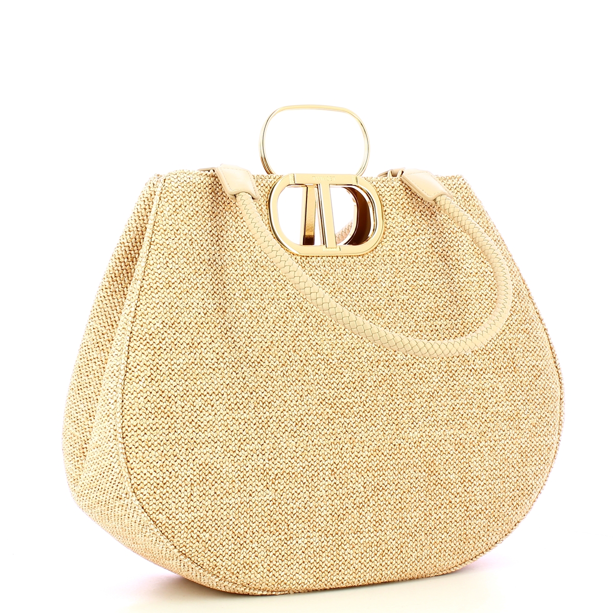 Twinset Tote Grande Lila Paglia - 2