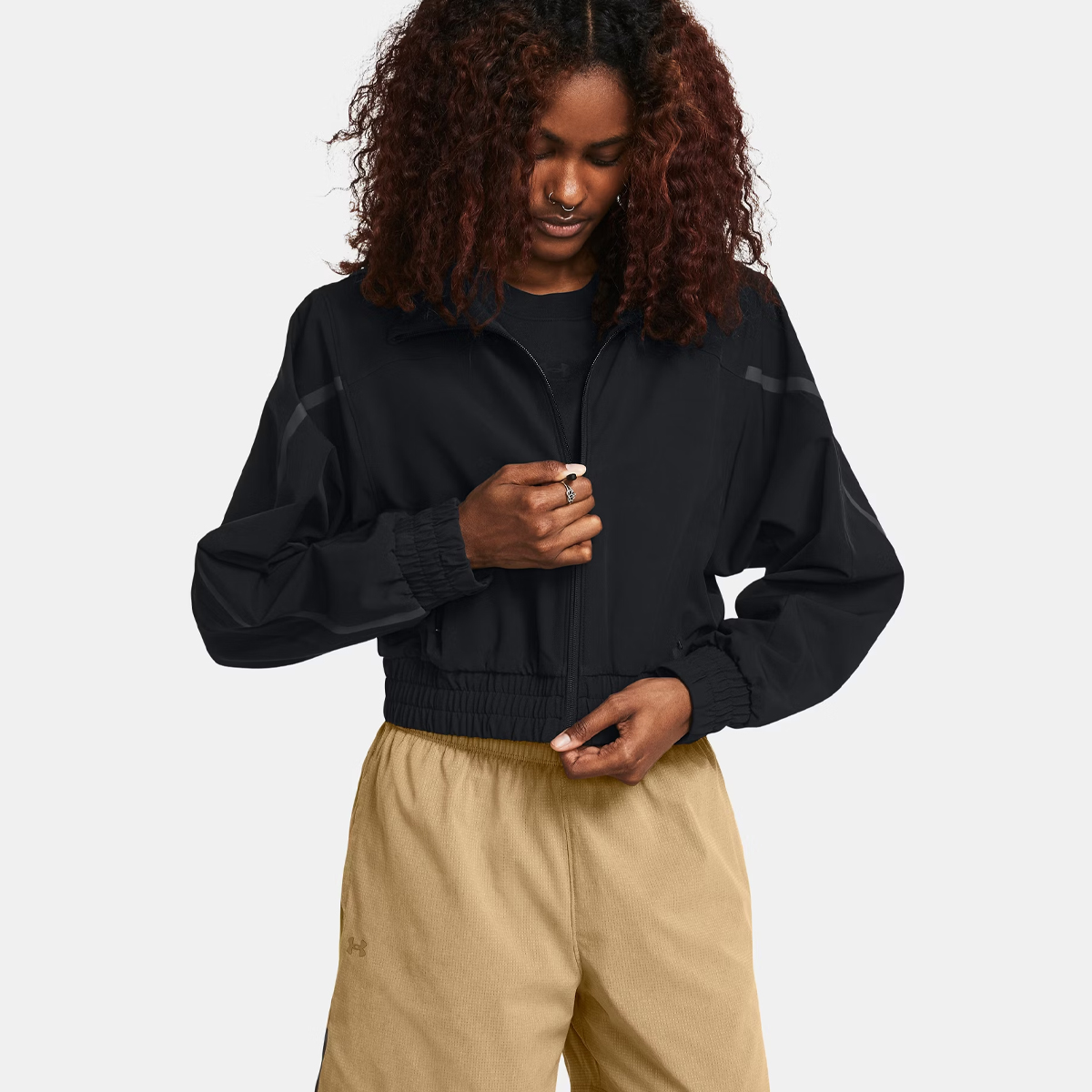 UNDE Felpa UA Unstoppable Crop Black - 2