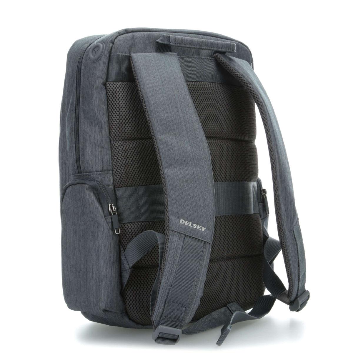 Backpack Clair 15.0 RFID-GRIS/POIVRE-UN