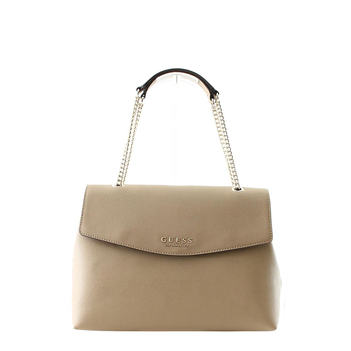 Guess Borsa a spalla Robyn - TAUPE