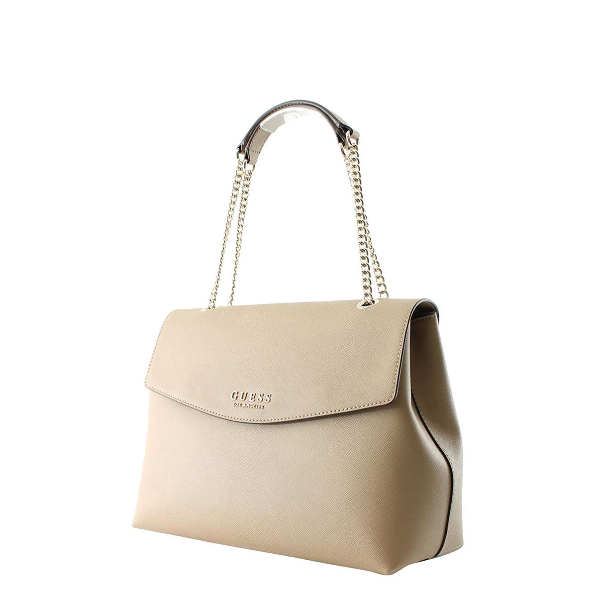 Guess Borsa a spalla Robyn - TAUPE