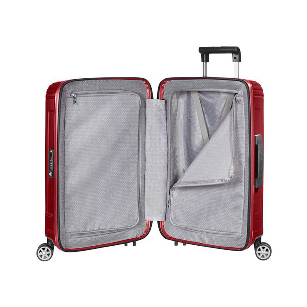 Bagaglio a mano Neopulse Spinner 55 cm - ROSSO