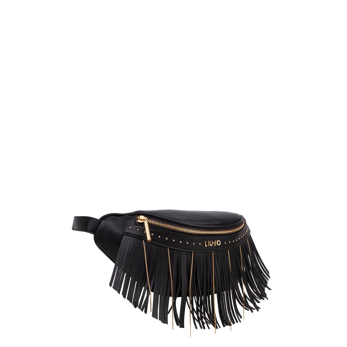 Marsupio con frange e borchie - 2