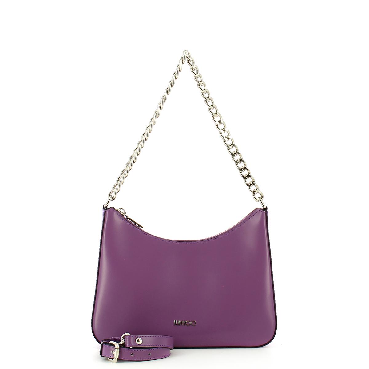 Iuntoo Borsa a spalla Media Soave Lilla - 4