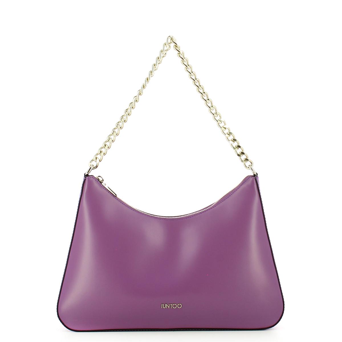 Iuntoo Borsa a spalla Grande Soave Lilla - 1