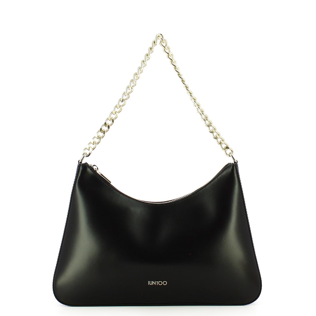 Iuntoo Borsa a spalla Grande Soave Nero - 1