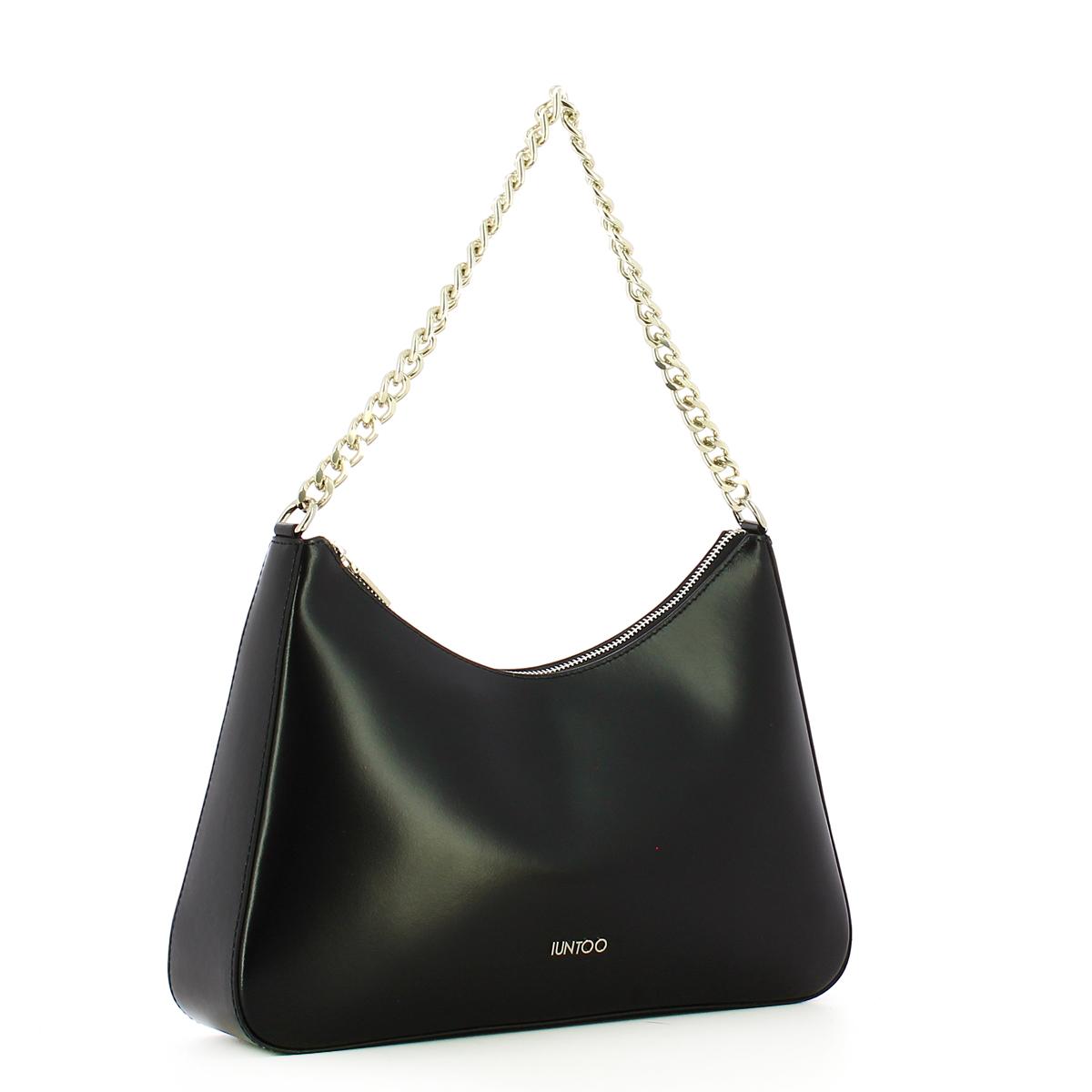 Iuntoo Borsa a spalla Grande Soave Nero - 2
