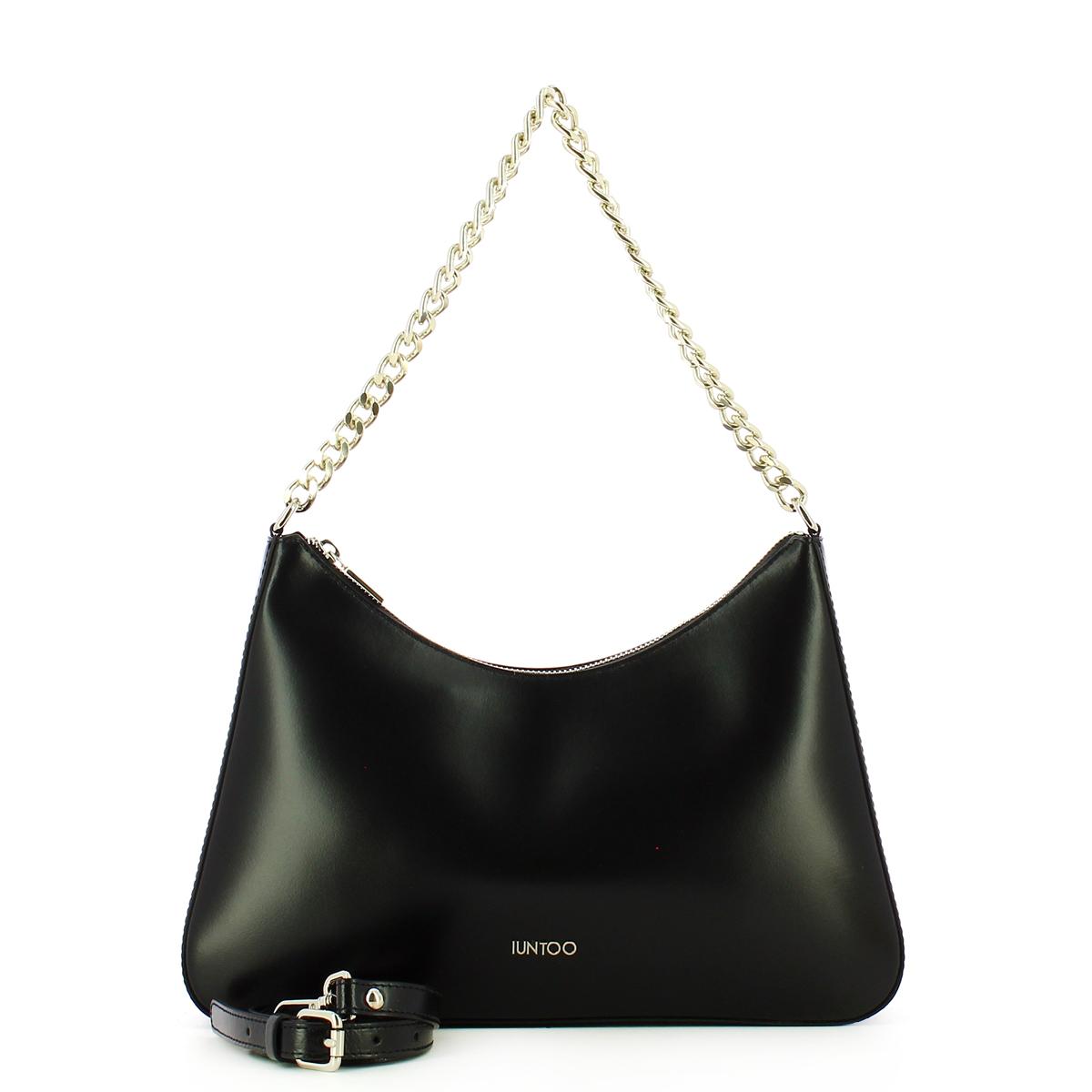 Iuntoo Borsa a spalla Grande Soave Nero - 4