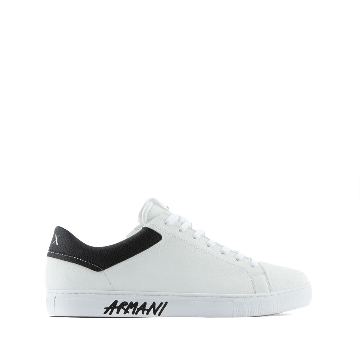 Sneakers in pelle Optic White Black - 1