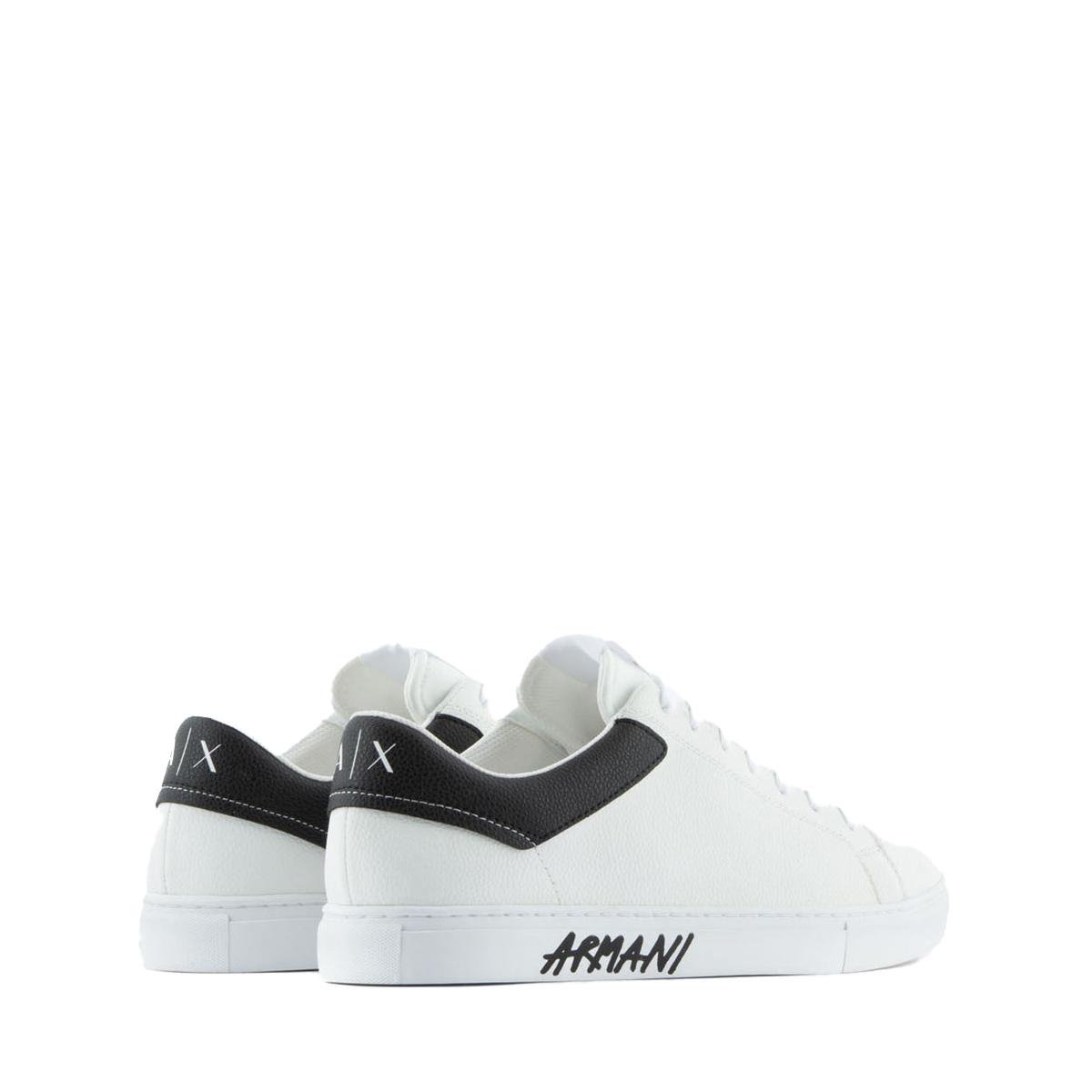 Sneakers in pelle Optic White Black - 3