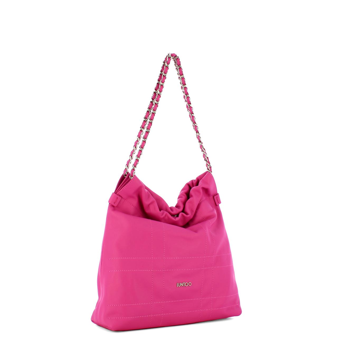 Iuntoo Borsa a spalla Piccola Accattivante Fuxia - 2