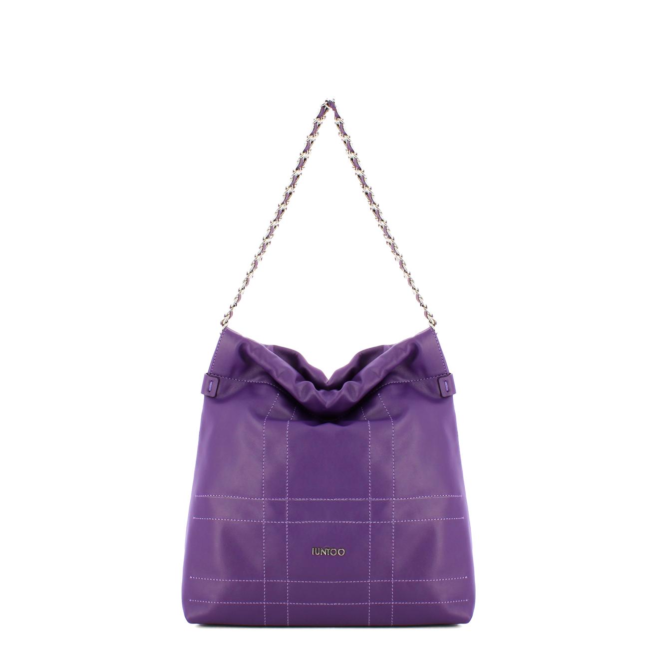 Iuntoo Borsa a spalla Piccola Accattivante Viola - 1
