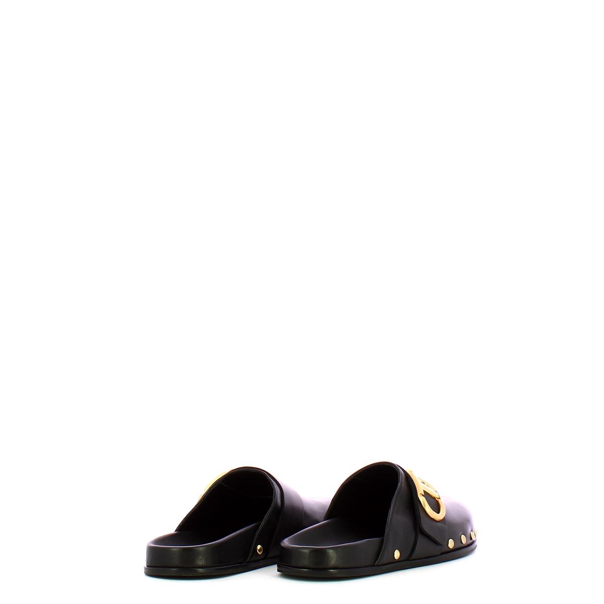 Sabot Fibbia Oval T Nero