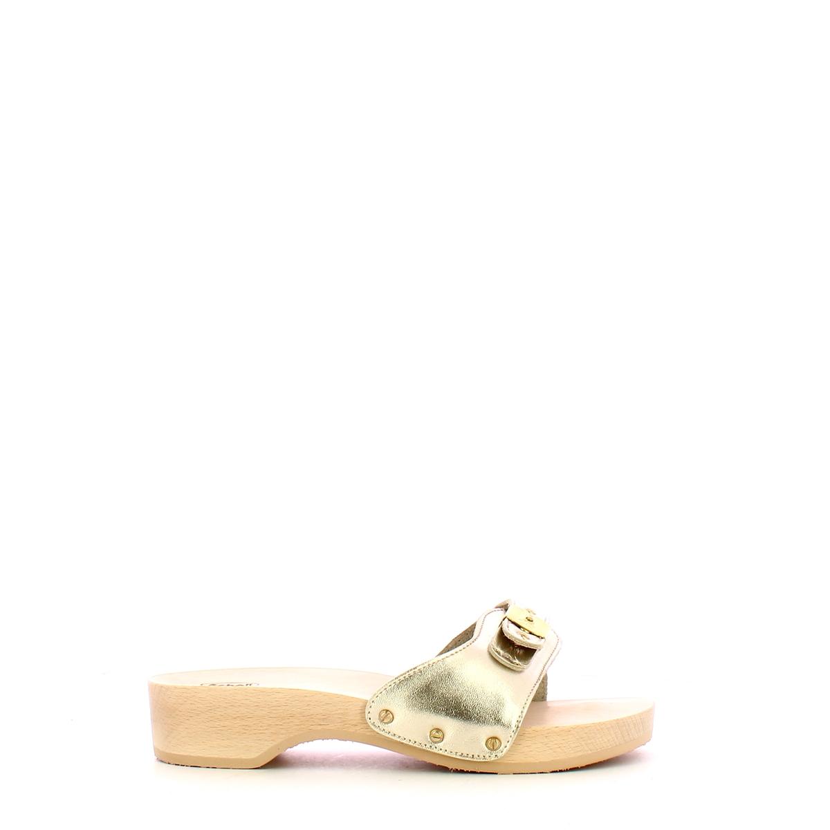 Zoccolo Pescura Heel Light Gold