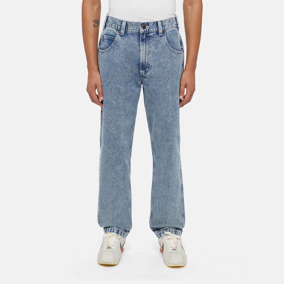 Pantaloni Denim Blue Marble Wash