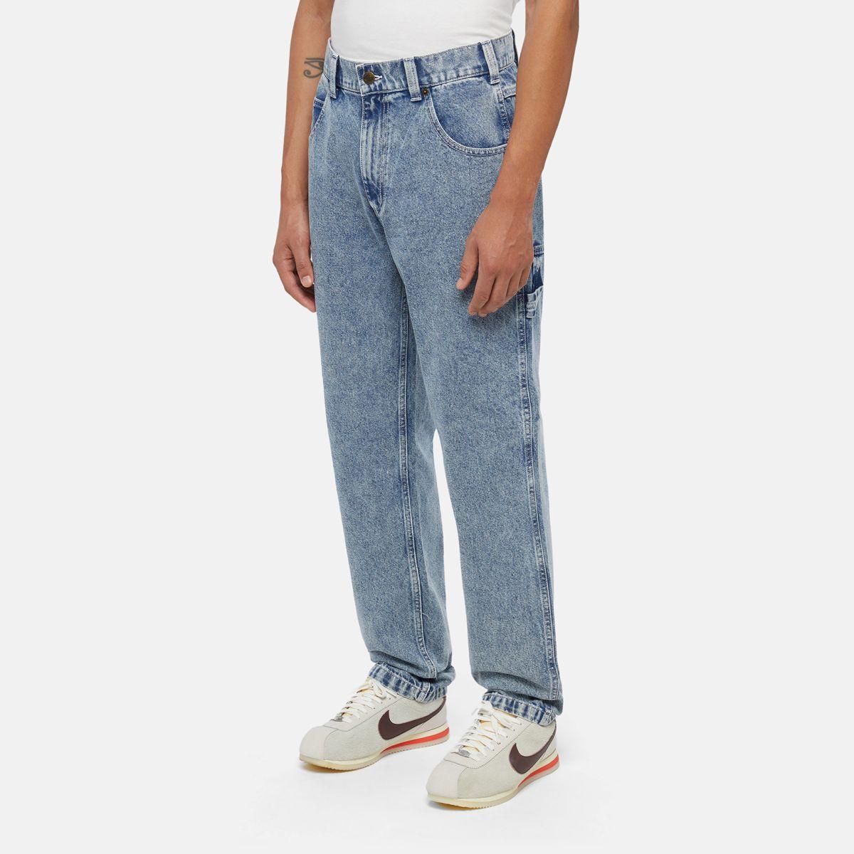 Pantaloni Denim Blue Marble Wash