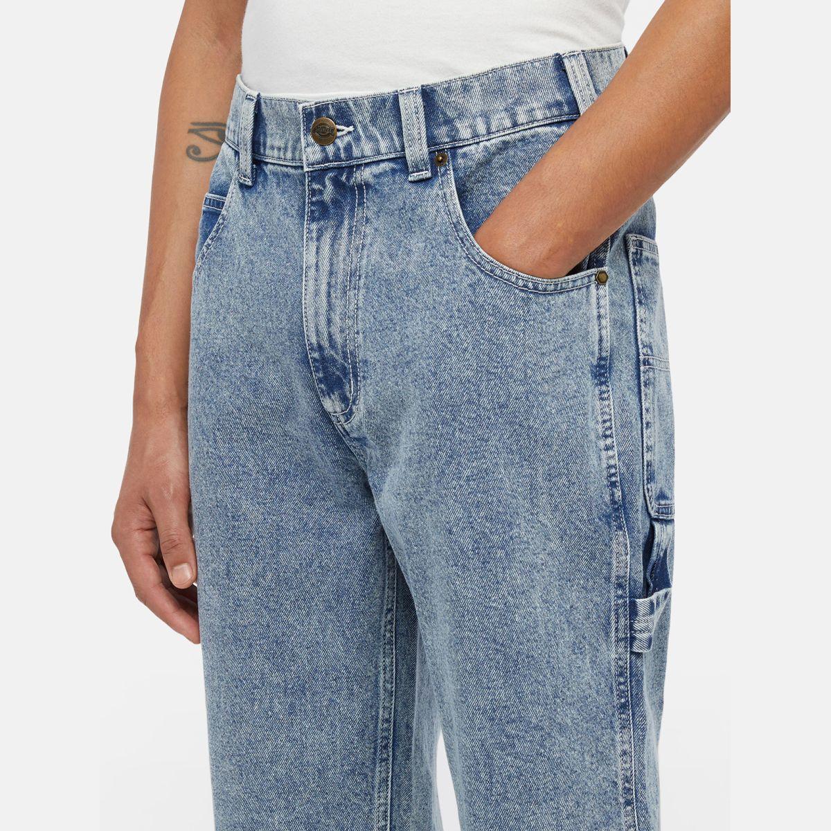 Pantaloni Denim Blue Marble Wash